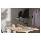 Gembird - MA-DA-04 soporte para monitor 81,3 cm (32") Escritorio Negro