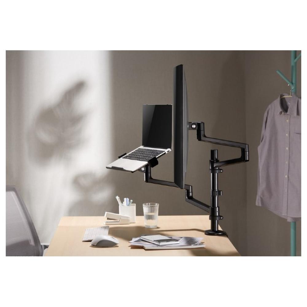 Gembird - MA-DA-04 soporte para monitor 81,3 cm (32") Escritorio Negro