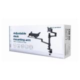 Gembird - MA-DA-04 soporte para monitor 81,3 cm (32") Escritorio Negro