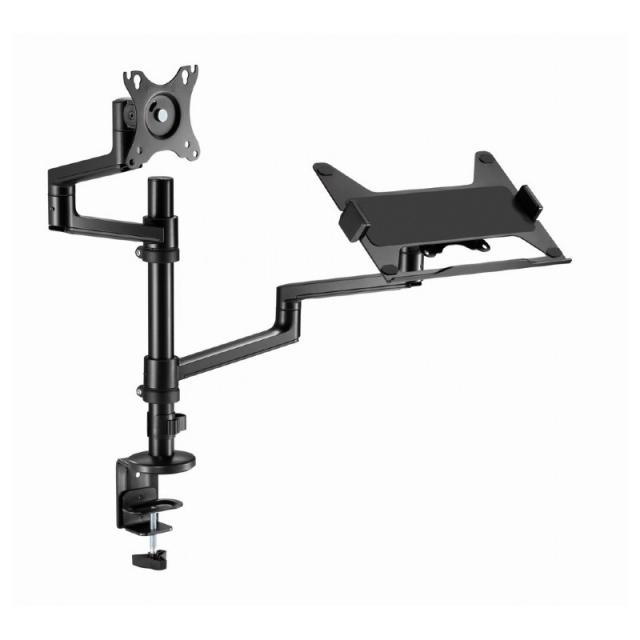 Gembird - MA-DA-04 soporte para monitor 81,3 cm (32") Escritorio Negro