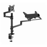 Gembird - MA-DA-04 soporte para monitor 81,3 cm (32") Escritorio Negro
