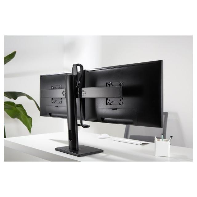 Gembird - MS-D2-01 soporte para monitor 68,6 cm (27") Escritorio Negro