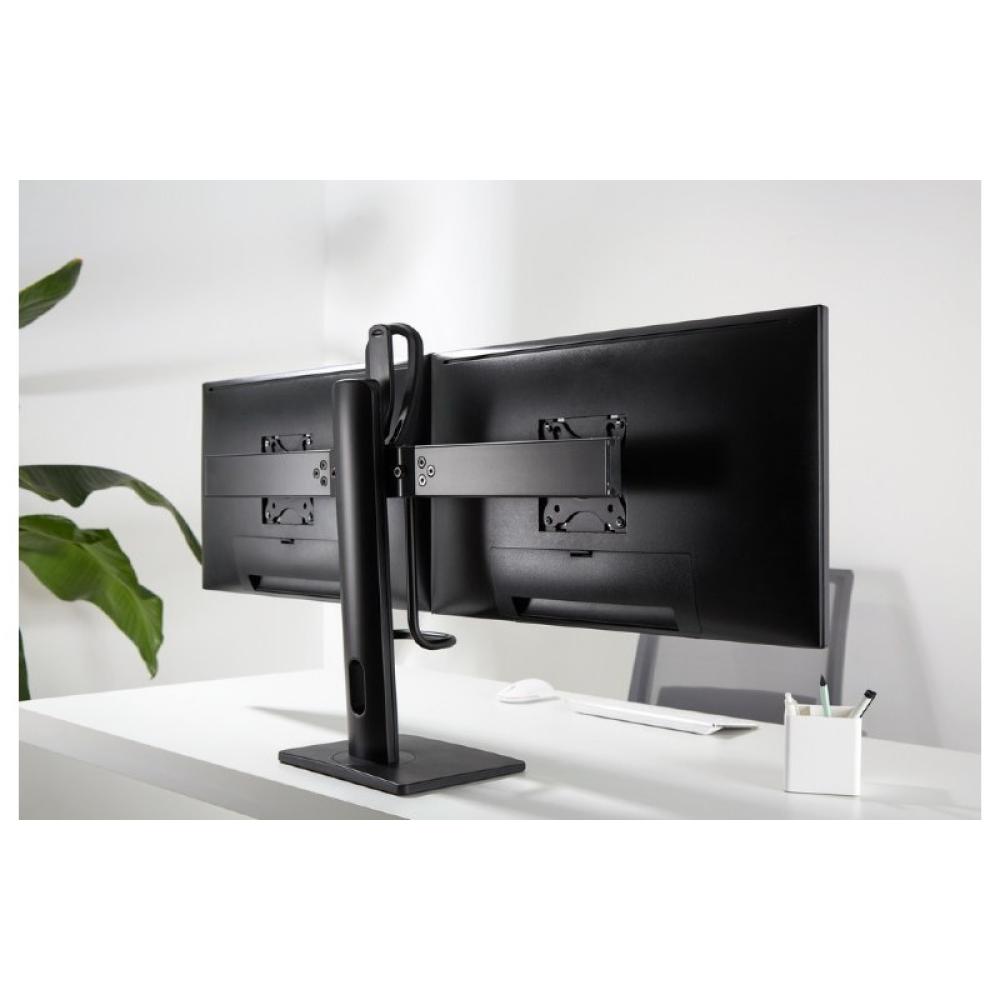 Gembird - MS-D2-01 soporte para monitor 68,6 cm (27") Escritorio Negro