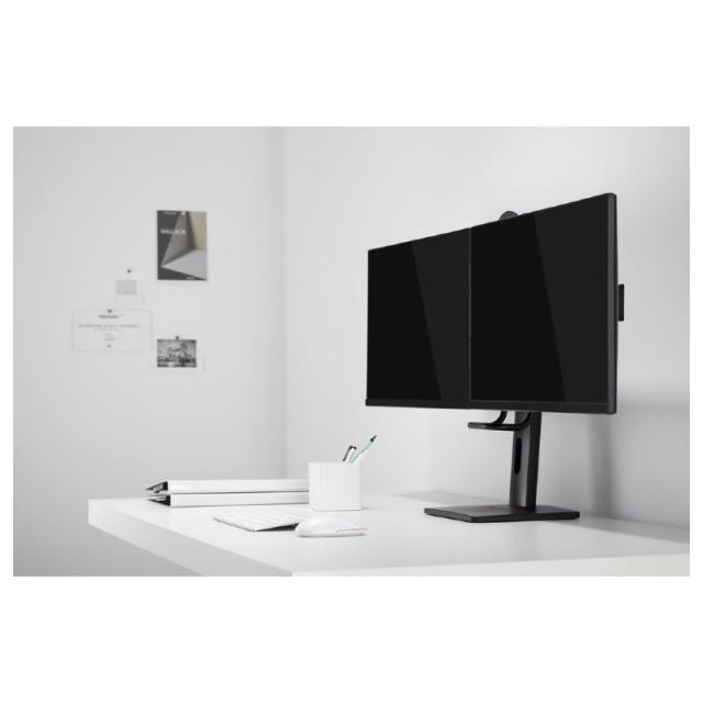 Gembird - MS-D2-01 soporte para monitor 68,6 cm (27") Escritorio Negro