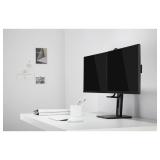 Gembird - MS-D2-01 soporte para monitor 68,6 cm (27") Escritorio Negro