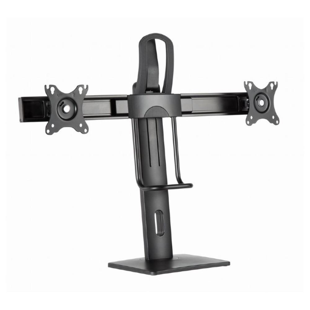 Gembird - MS-D2-01 soporte para monitor 68,6 cm (27") Escritorio Negro