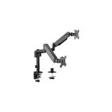 Gembird - MA-DA2P-01 soporte para monitor 81,3 cm (32") Escritorio Negro