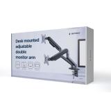 Gembird - MA-DA2-05 soporte para monitor 81,3 cm (32") Escritorio Gris