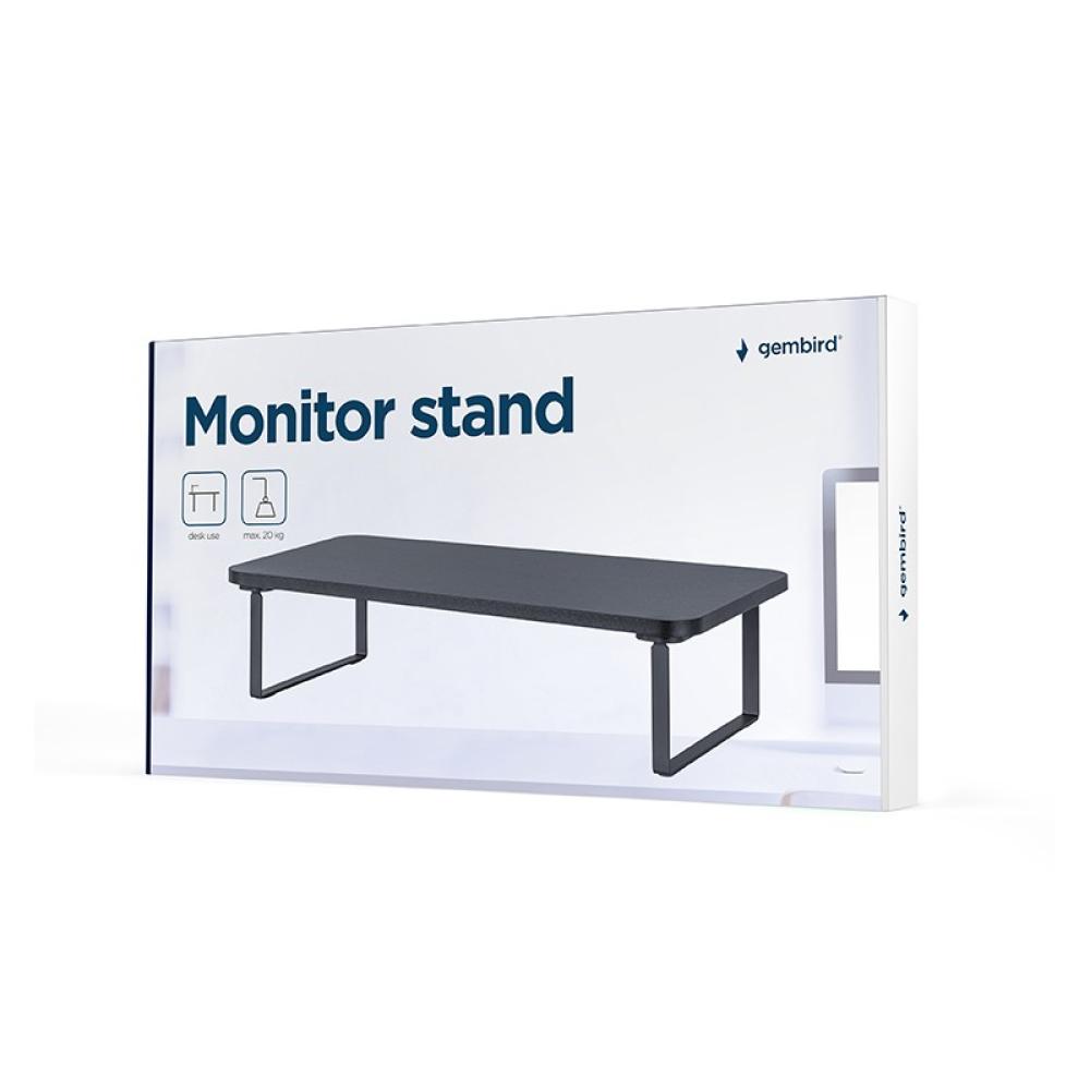 Gembird - MS-TABLE-03 soporte para monitor Escritorio Negro