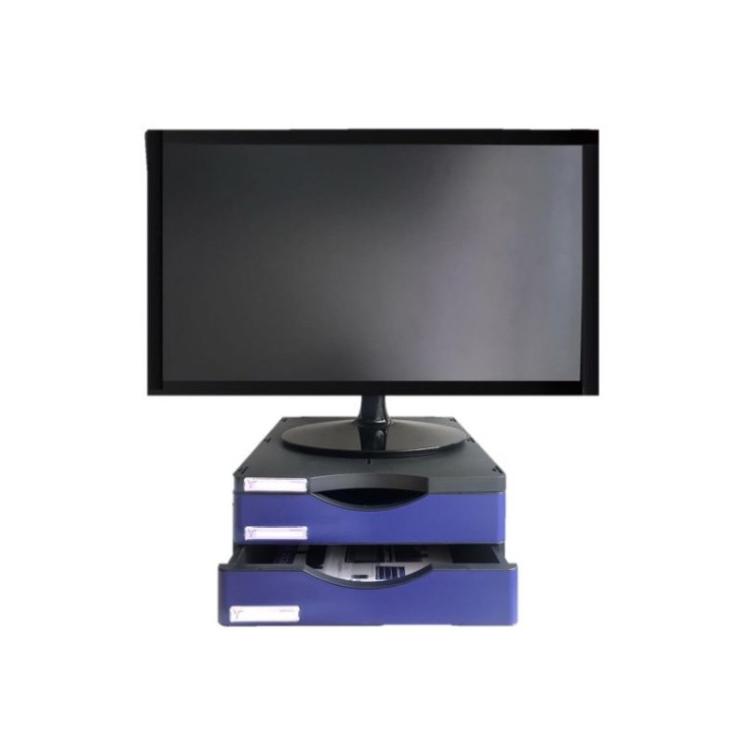 Archivo 2000 - 6611M1 AZ soporte para monitor Piso Negro