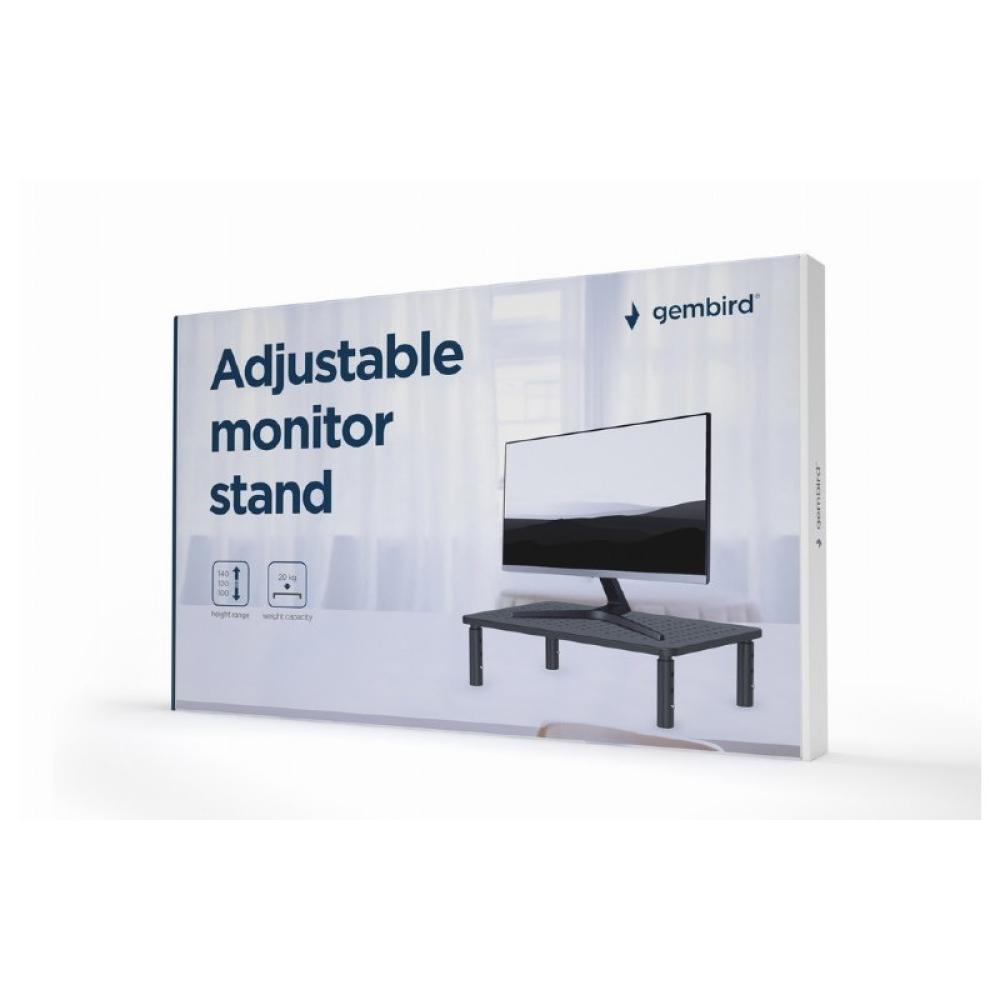 Gembird - MS-TABLE-01 soporte para monitor Escritorio Negro