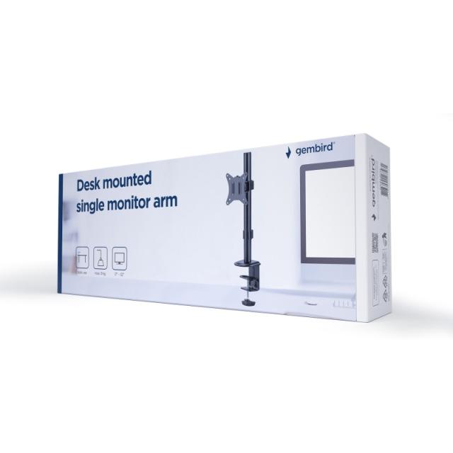 Gembird - MA-D1-02 soporte para monitor 81,3 cm (32") Escritorio Negro