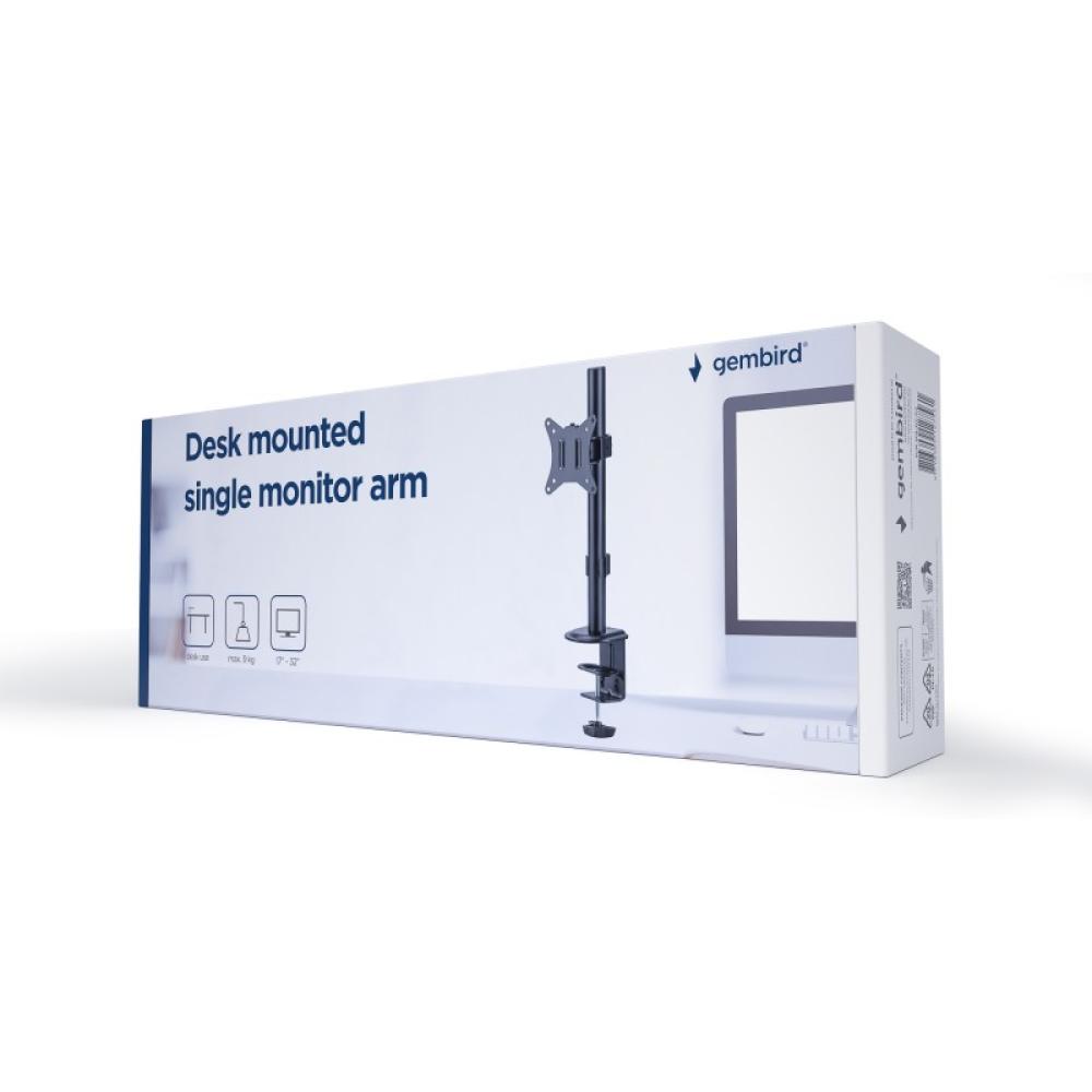 Gembird - MA-D1-02 soporte para monitor 81,3 cm (32") Escritorio Negro