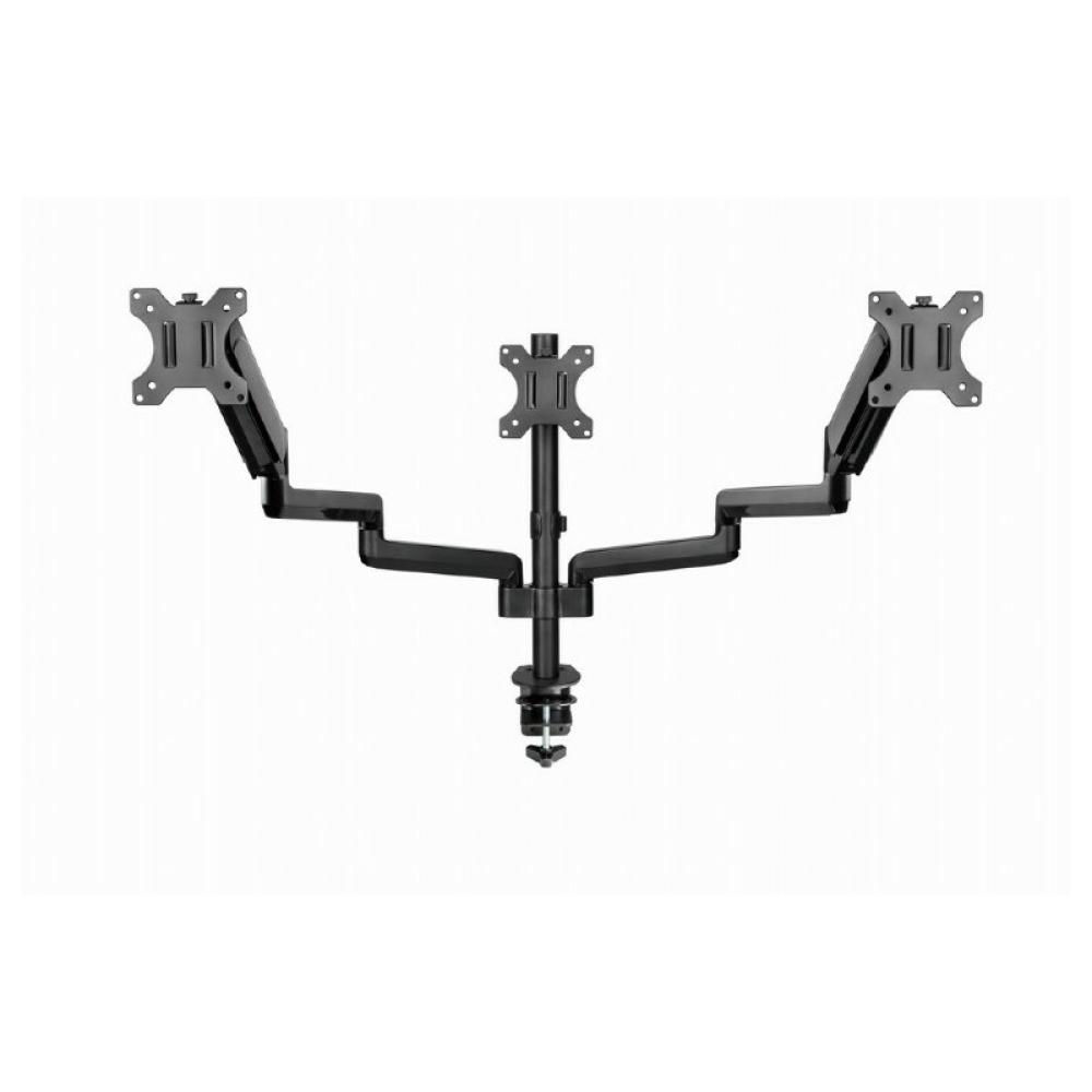 Gembird - MA-DA3-01 soporte para monitor 68,6 cm (27") Escritorio Negro