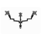 Gembird - MA-DA3-01 soporte para monitor 68,6 cm (27") Escritorio Negro