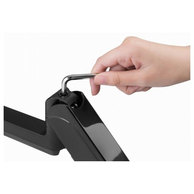 Gembird - MA-DA3-01 soporte para monitor 68,6 cm (27") Escritorio Negro