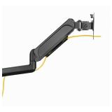 Gembird - MA-DA3-01 soporte para monitor 68,6 cm (27") Escritorio Negro