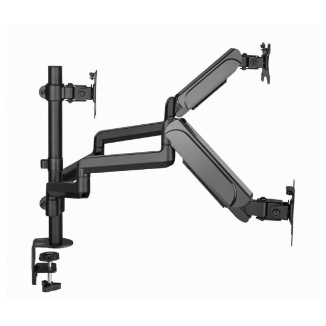 Gembird - MA-DA3-01 soporte para monitor 68,6 cm (27") Escritorio Negro