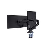 Gembird - MA-DA2-03 soporte para monitor 88,9 cm (35") Escritorio Negro