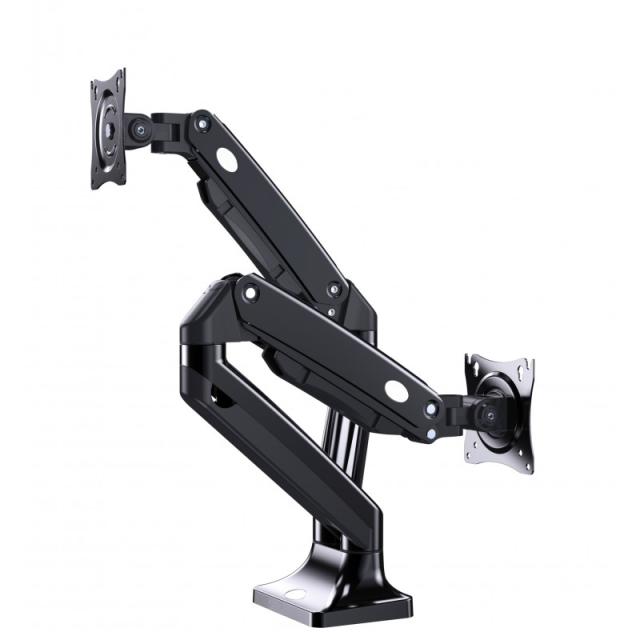 Gembird - MA-DA2-03 soporte para monitor 88,9 cm (35") Escritorio Negro