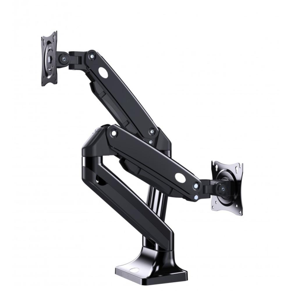 Gembird - MA-DA2-03 soporte para monitor 88,9 cm (35") Escritorio Negro