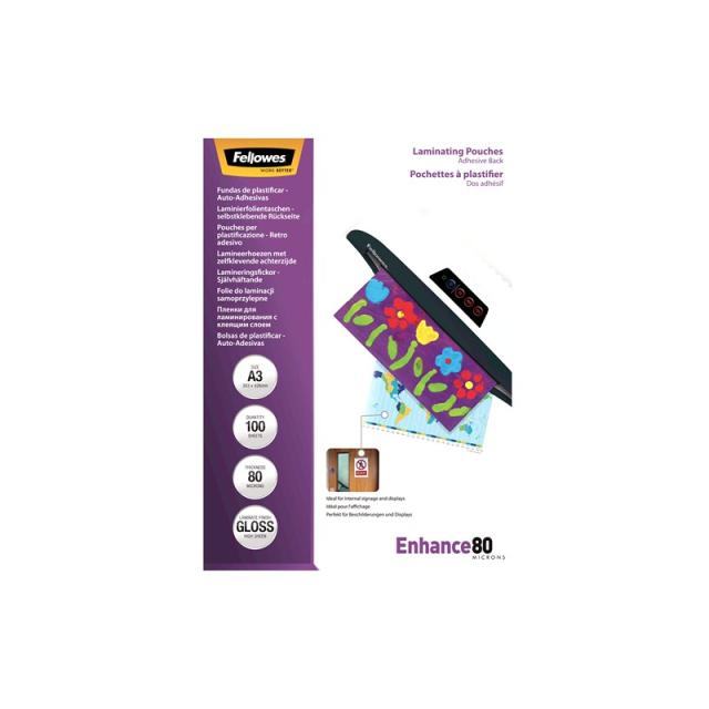 Fellowes - 5302302 película de laminación A3 100 pieza(s)