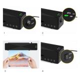 Savio - LR-01/B laminador Plastificadora en frío/caliente 320 mm/min Negro