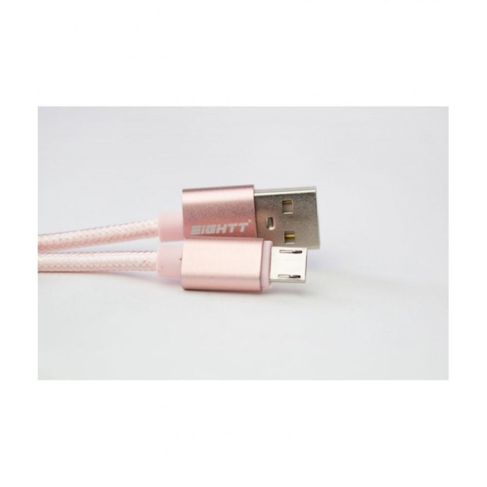 Eightt - ECM-1P cable USB USB 2.0 1 m USB A Micro-USB B Rosa
