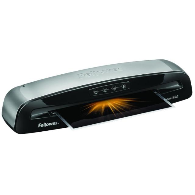 Fellowes - Saturn 3i Plastificadora en frío/caliente 300 mm/min Negro, Plata