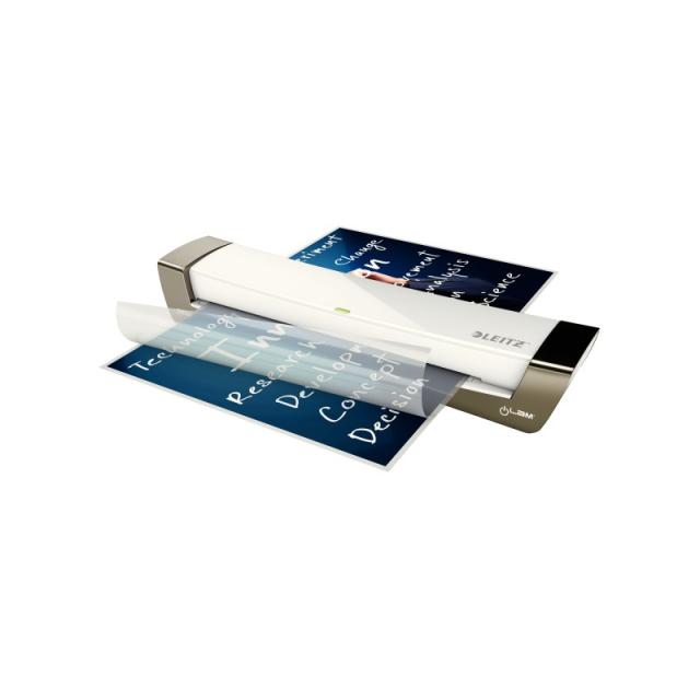 Leitz - iLAM Laminator Office A3 Laminadora térmica 500 mm/min Plata, Blanco