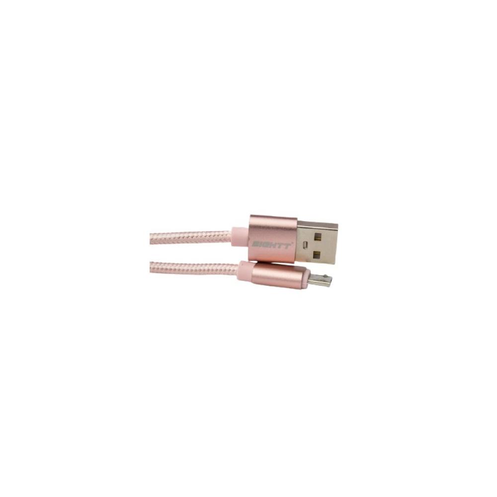 Eightt - ECM-1P cable USB USB 2.0 1 m USB A Micro-USB B Rosa