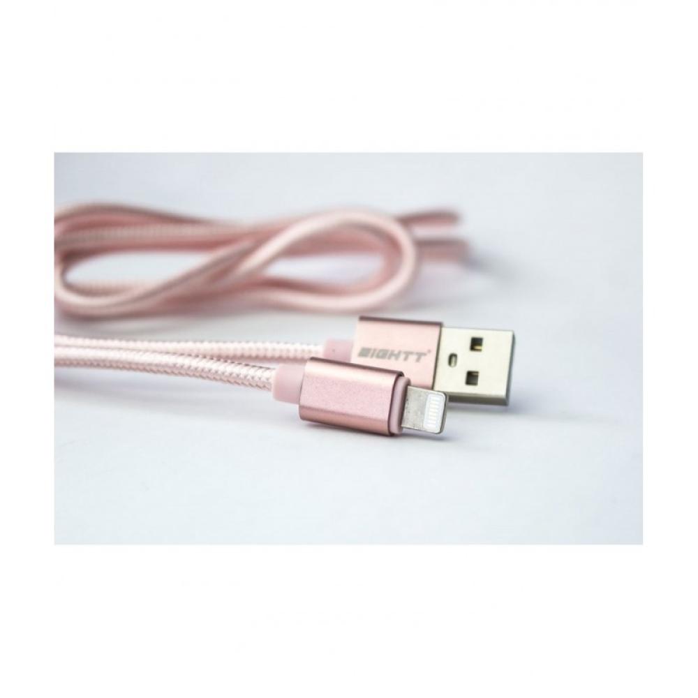 Eightt - ECI-2P cable de conector Lightning 1 m Rosa