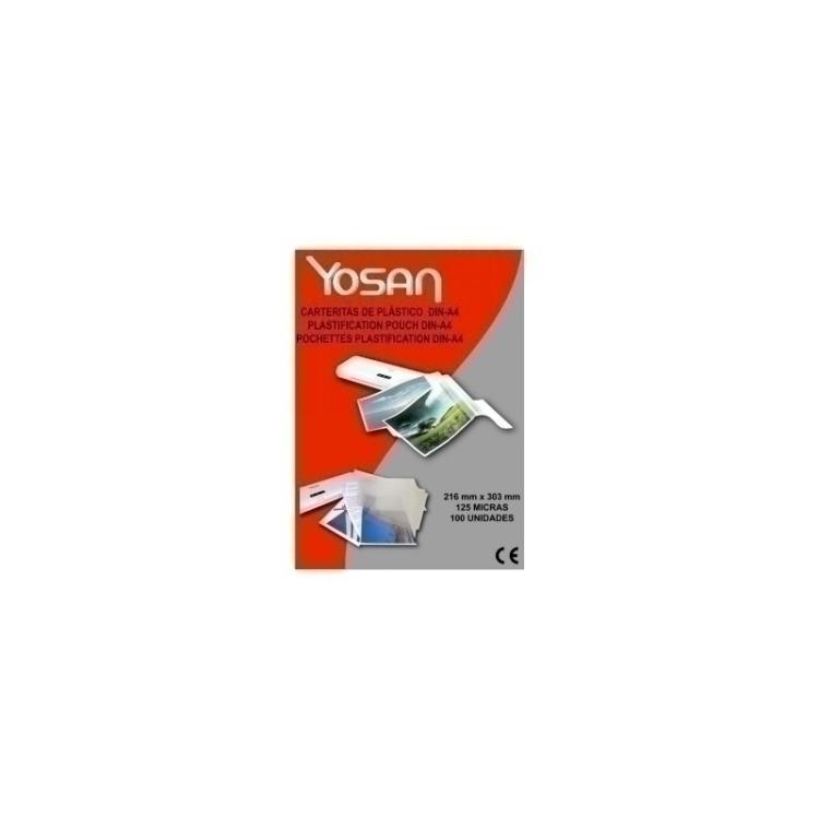 Yosan - FUNDA PLASTIF. YOSAN A4 125µ P/100