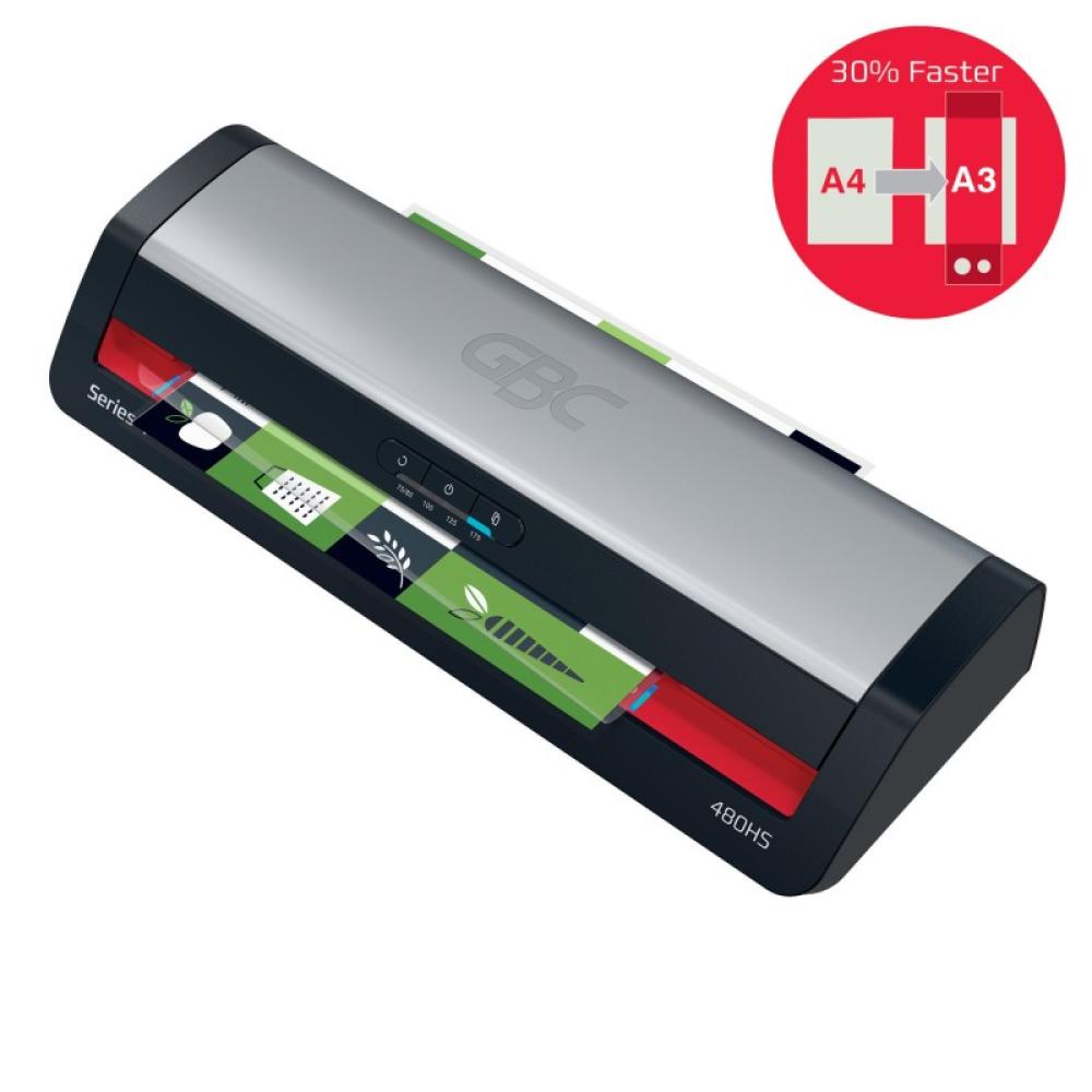 GBC - 4410072EU laminador Laminadora térmica 800 mm/min Negro, Acero inoxidable