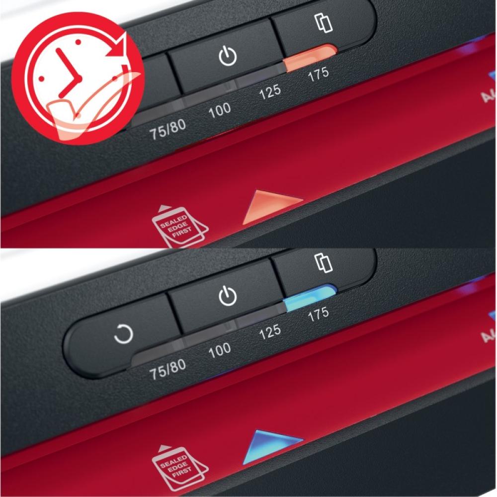 GBC - 4410072EU laminador Laminadora térmica 800 mm/min Negro, Acero inoxidable