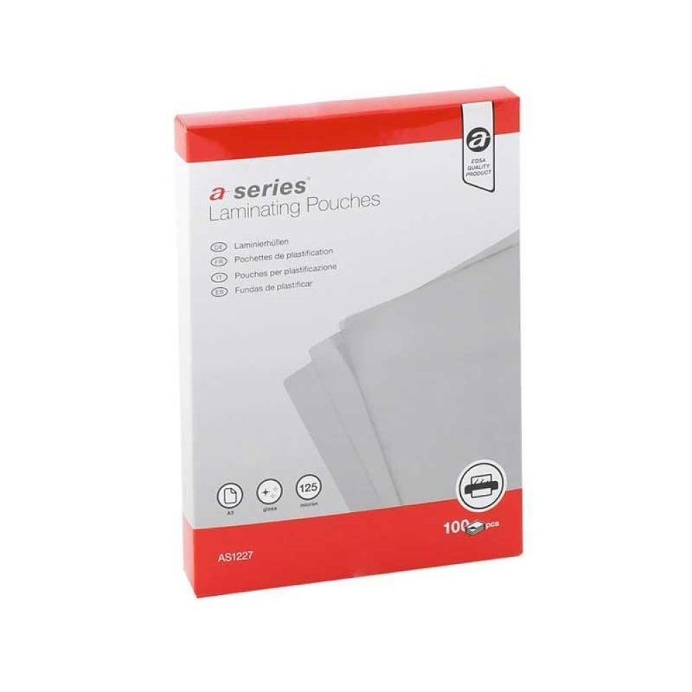 A - SERIES - PAQ. 100 FUNDAS PLASTIFICAR A-SERIES 125MIC A5