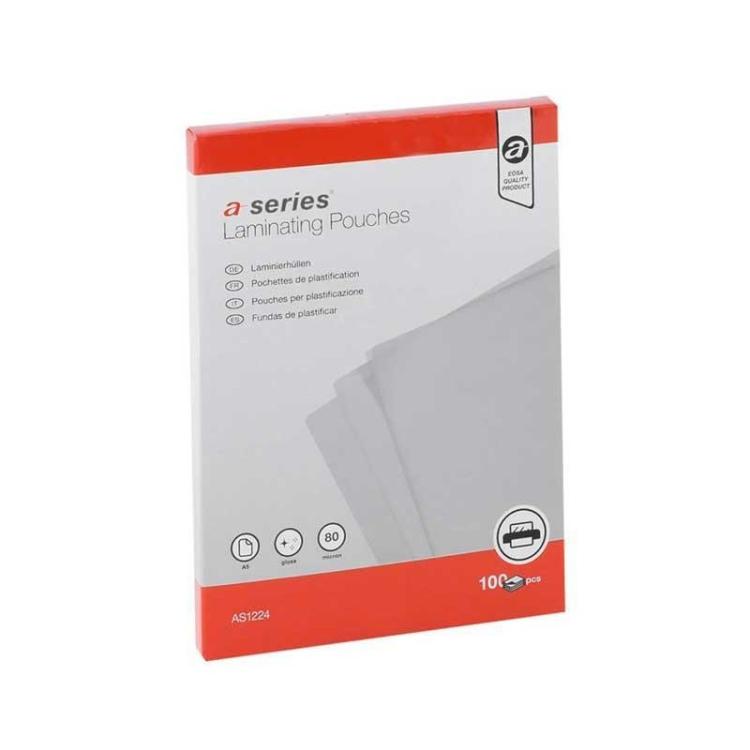 A - SERIES - PAQ. 100 FUNDAS PLASTIFICAR A-SERIES 80MIC A5