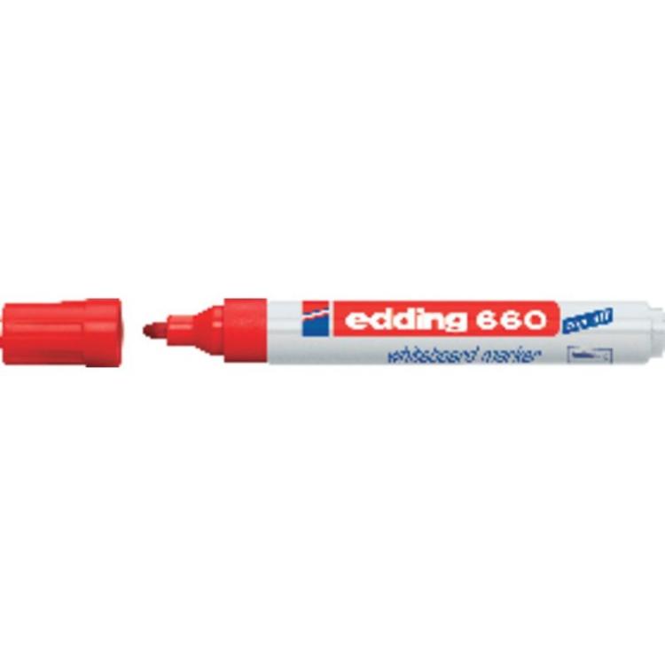 Edding - EDD MARC PIZARRA BLANCA 660 ROJO 660-02