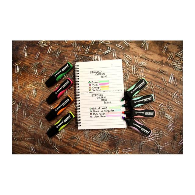 STABILO - GREEN BOSS marcador 1 pieza(s) Punta de cincel Amarillo