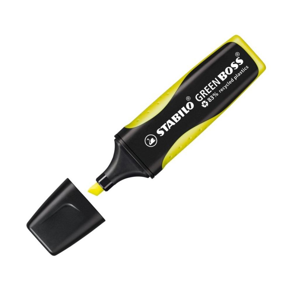 STABILO - GREEN BOSS marcador 1 pieza(s) Punta de cincel Amarillo