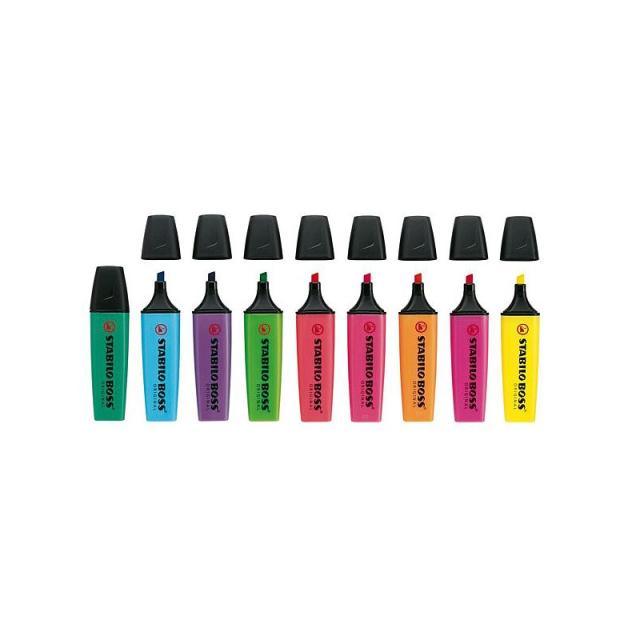 STABILO - BOSS ORIGINAL marcador 8 pieza(s) Punta de cincel Multi