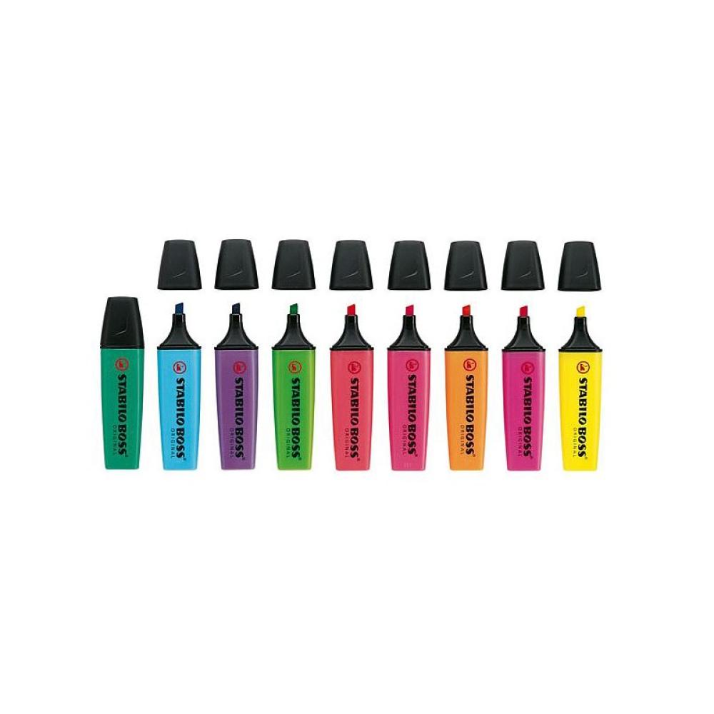 STABILO - BOSS ORIGINAL marcador 8 pieza(s) Punta de cincel Multi