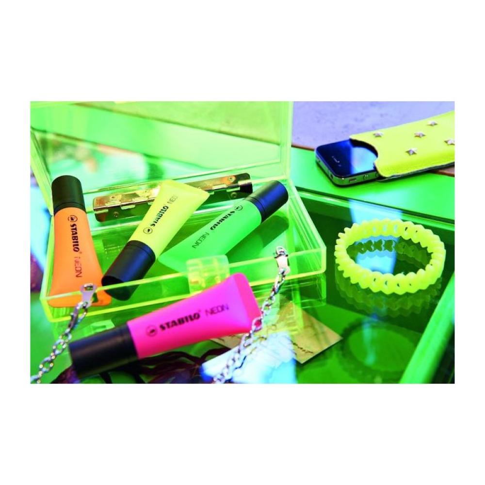 STABILO - NEON marcador 1 pieza(s) Punta de cincel Magenta