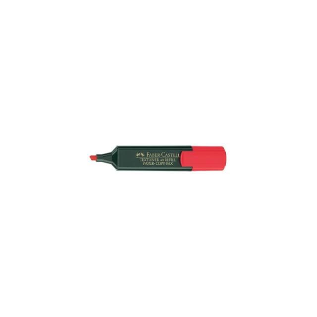 Faber-Castell - 154821 marcador 1 pieza(s) Punta de cincel Rojo