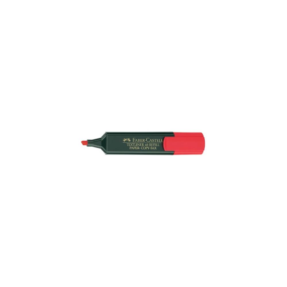 Faber-Castell - 154821 marcador 1 pieza(s) Punta de cincel Rojo
