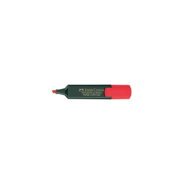 Faber-Castell - 154821 marcador 1 pieza(s) Punta de cincel Rojo