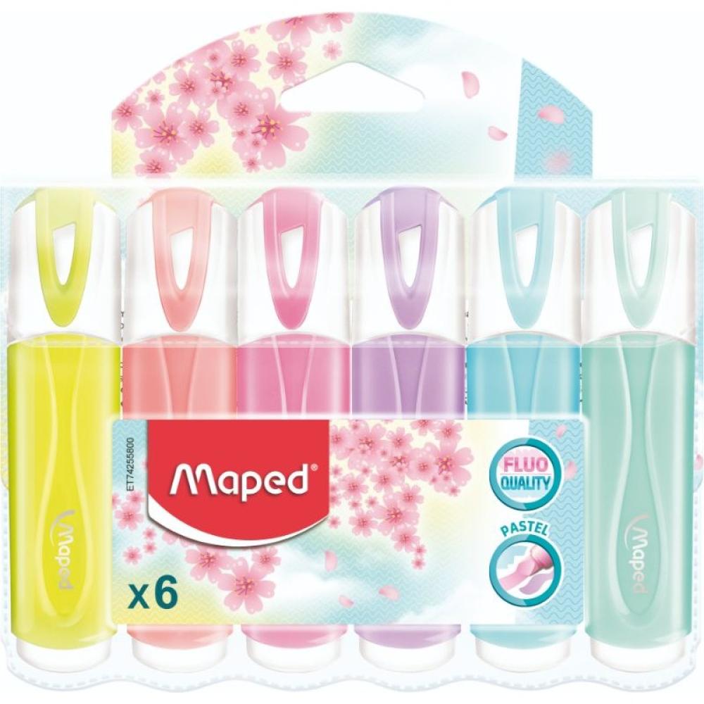 Maped - Resaltador Classic Pastel X6