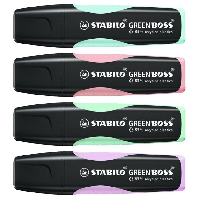 STABILO - GREEN BOSS marcador 1 pieza(s) Punta de cincel Menta