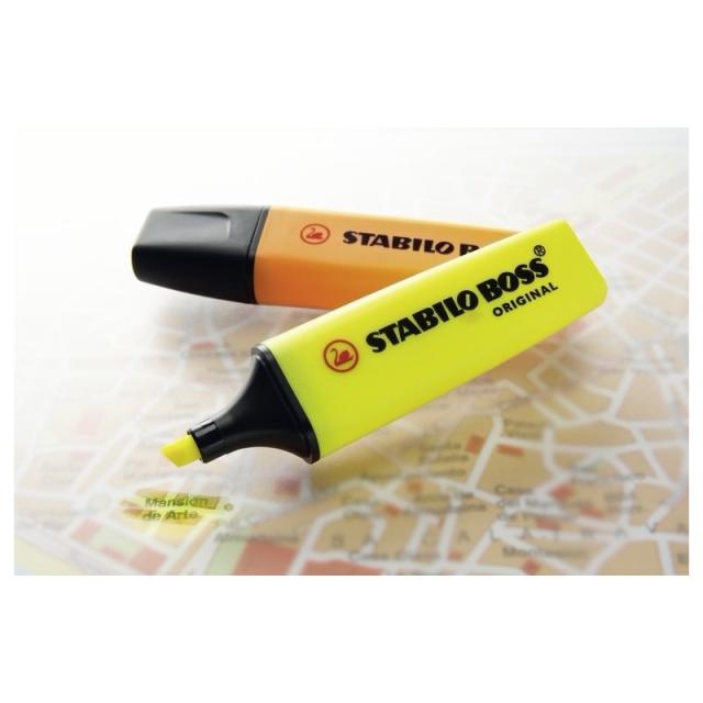 STABILO - BOSS Original marcador 1 pieza(s) Punta de cincel Amarillo - 70/4-24