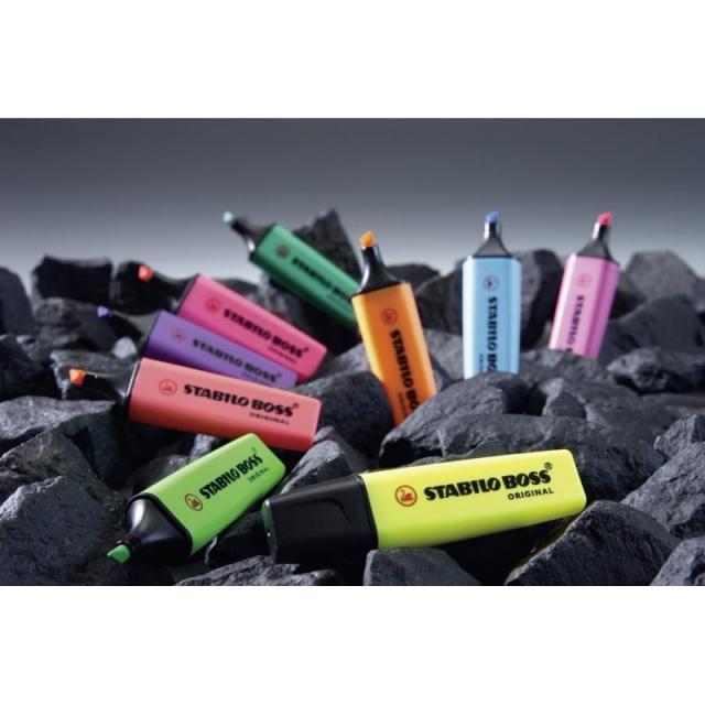 STABILO - BOSS Original marcador 1 pieza(s) Punta de cincel Amarillo - 70/4-24